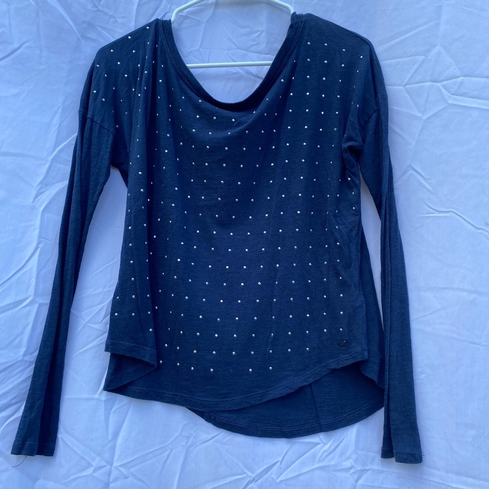 Navy Blue Long-Sleeve from Aeropostale
